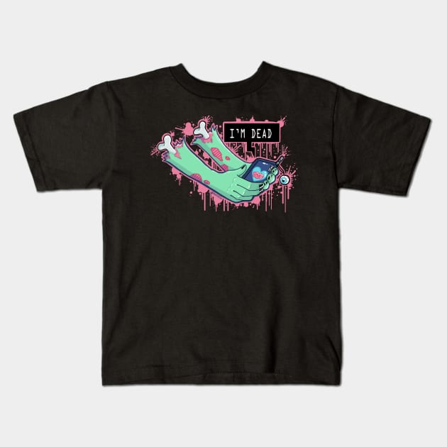 Zombie I'm Dead Kids T-Shirt by Bat13SJx